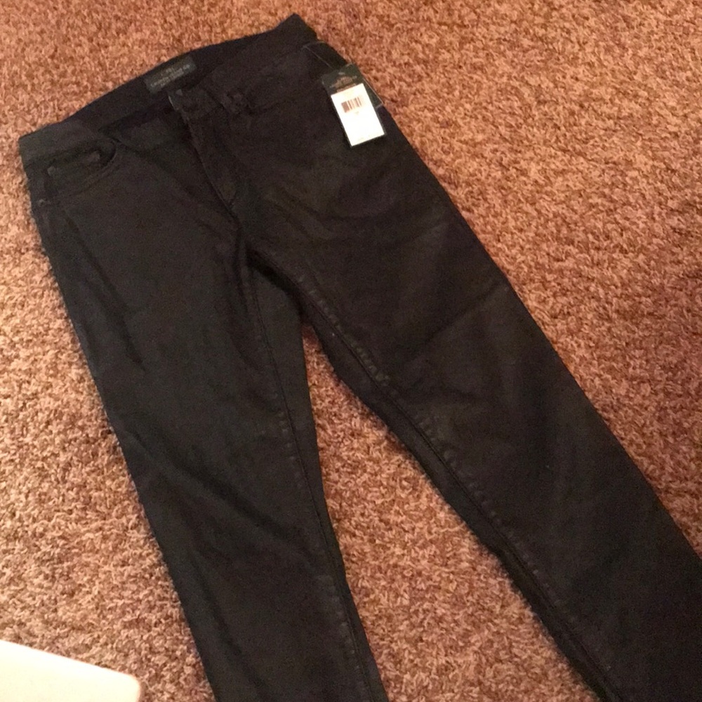 Black coated Ralph Lauren jeans